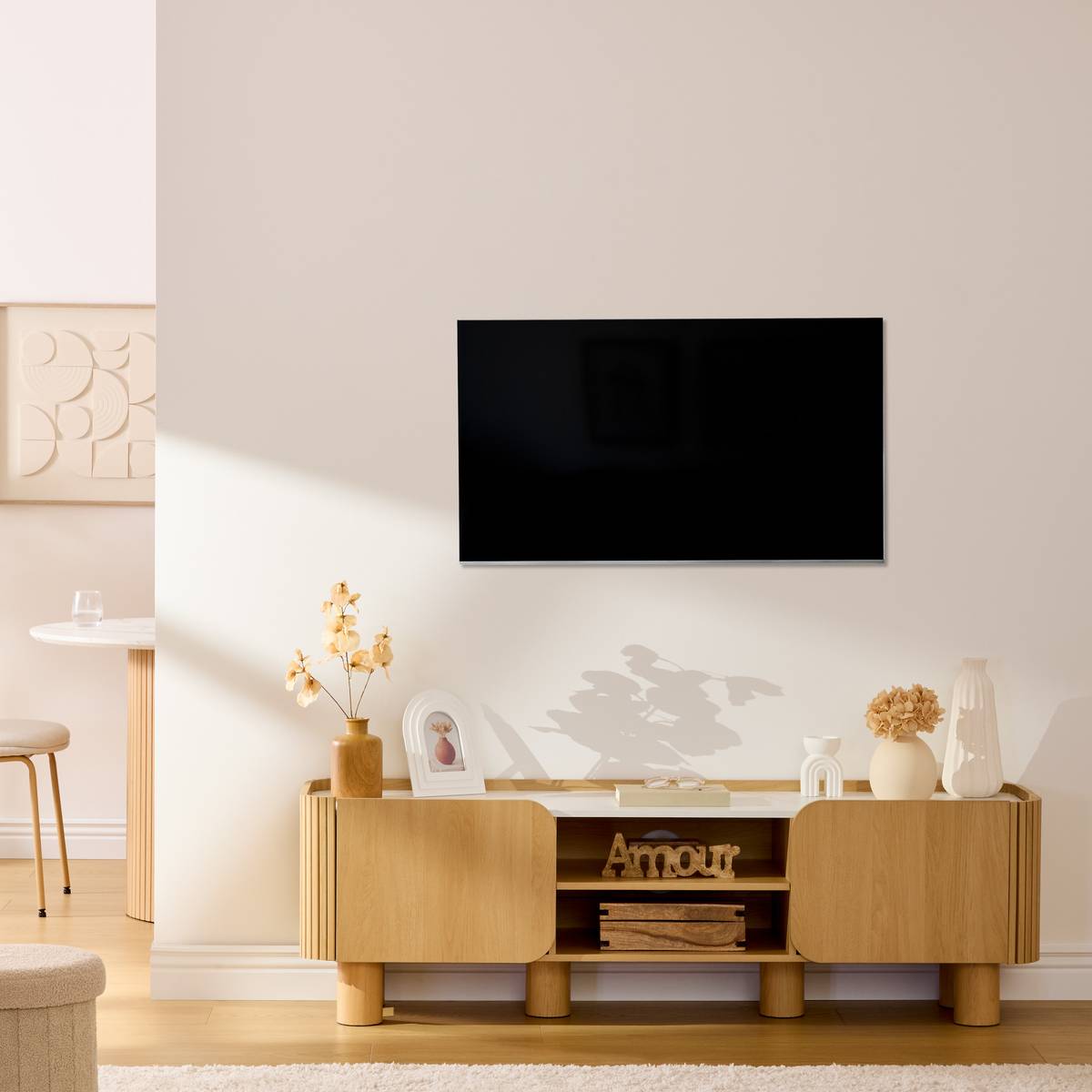 Mueble TV 2 puertas 1 nivel “Homelya”