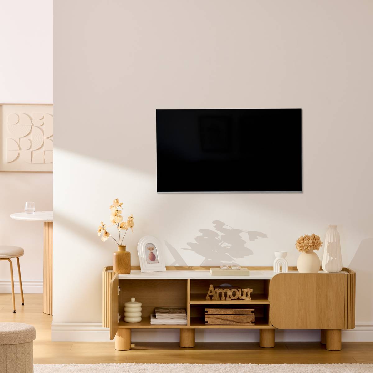 Mueble TV 2 puertas 1 nivel “Homelya”