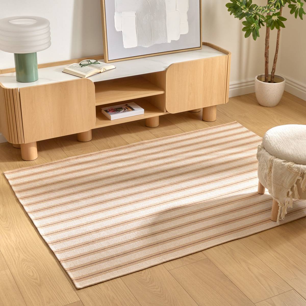 Mueble TV 2 puertas 1 nivel “Homelya”