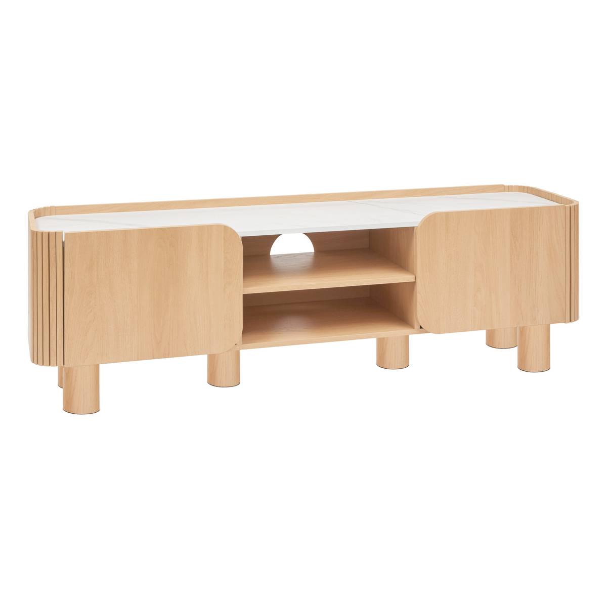 Mueble TV 2 puertas 1 nivel “Homelya”