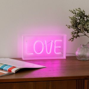 Neón de mesa LED “Love”