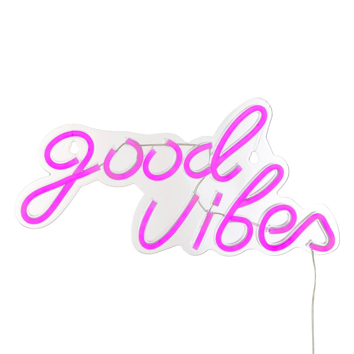 Neón de pared LED “Good Vibes”