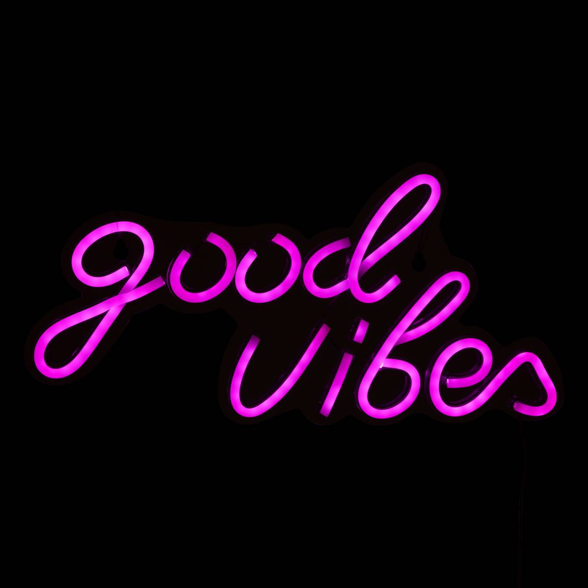 Neón de pared LED “Good Vibes”