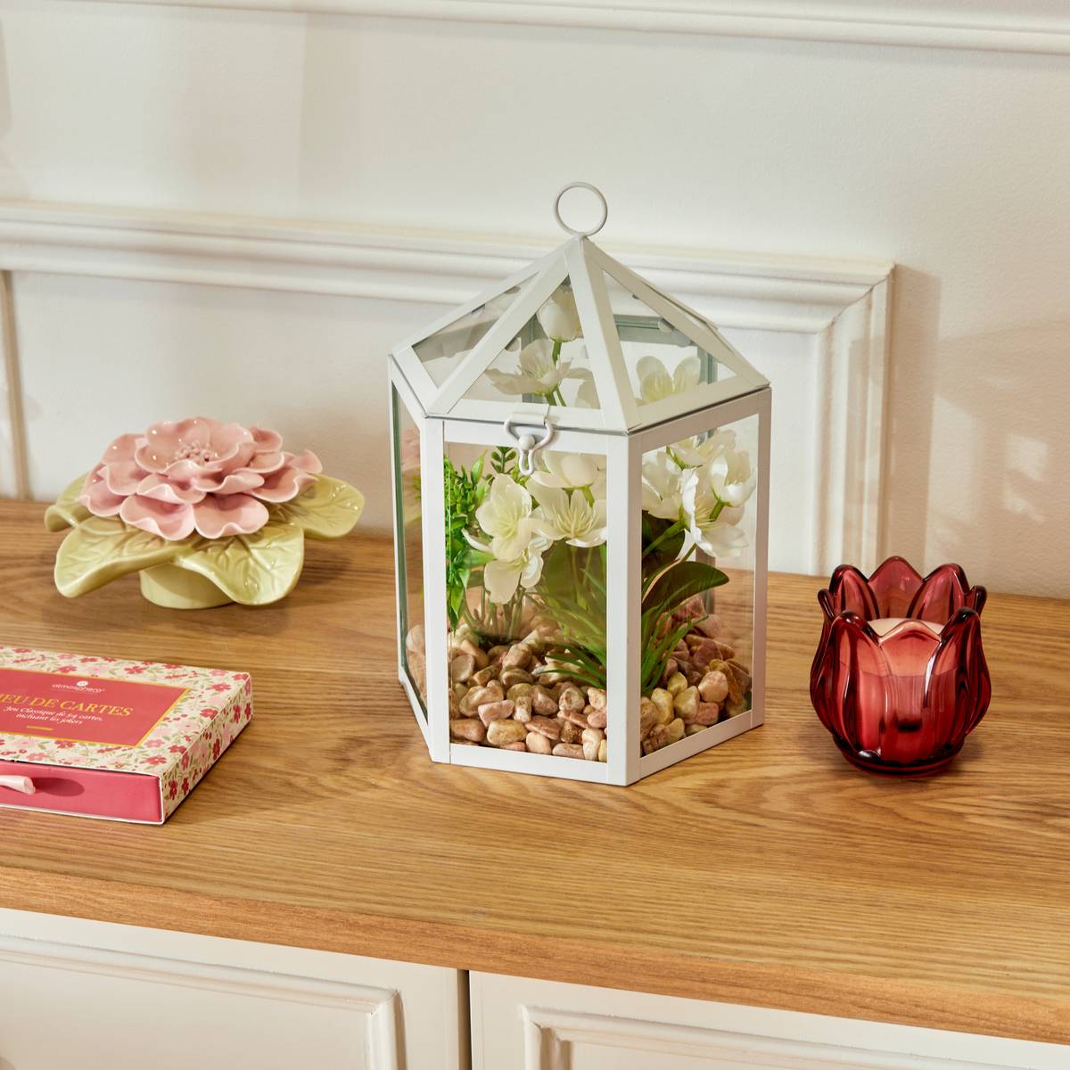 Objeto decorativo “Flor de rosa”