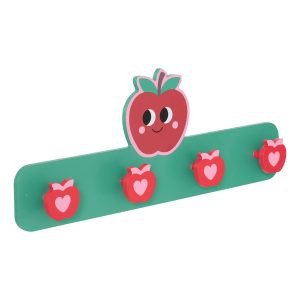 Perchero de 4 ganchos “Manzana acaramelada”