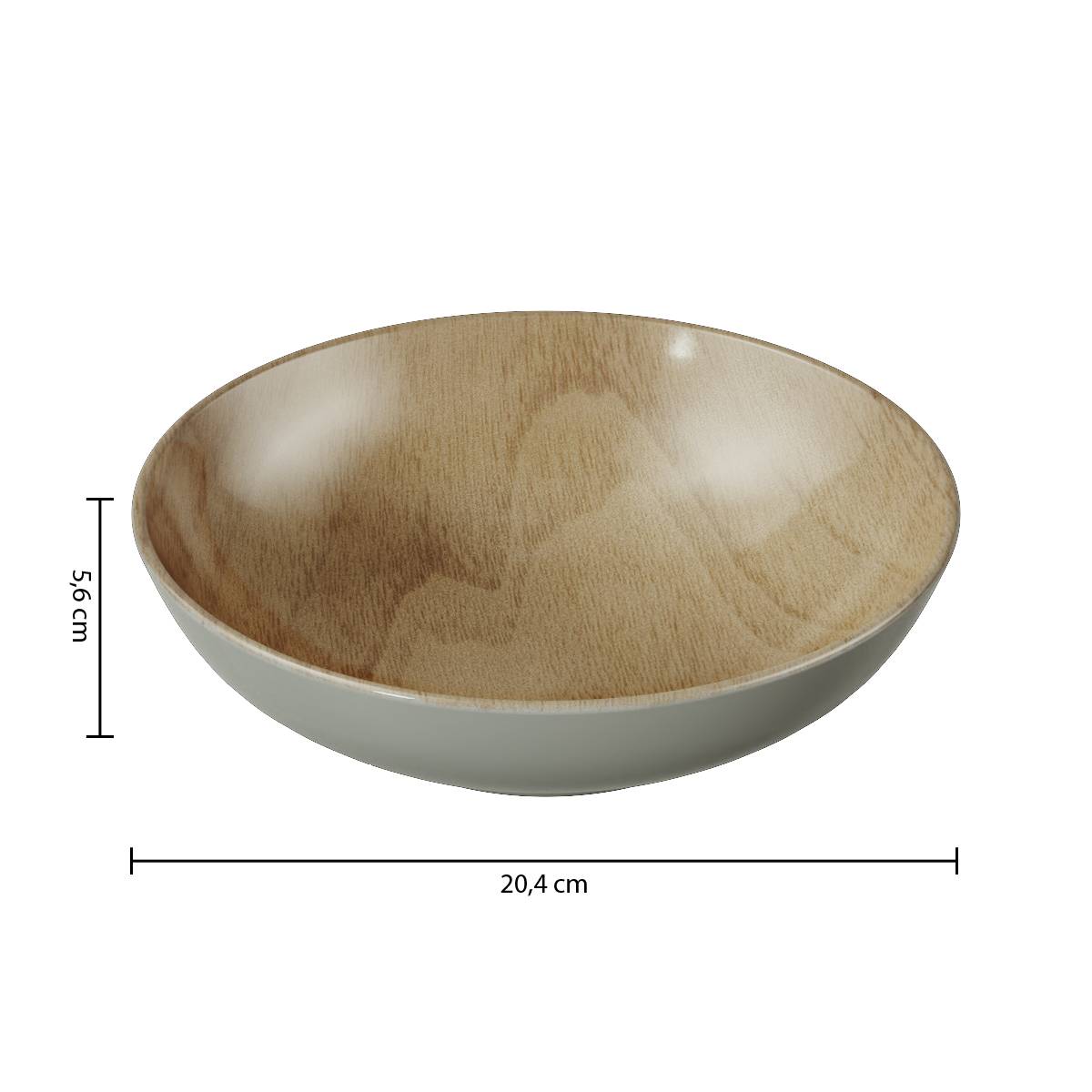Plato hondo “Bois Mood”