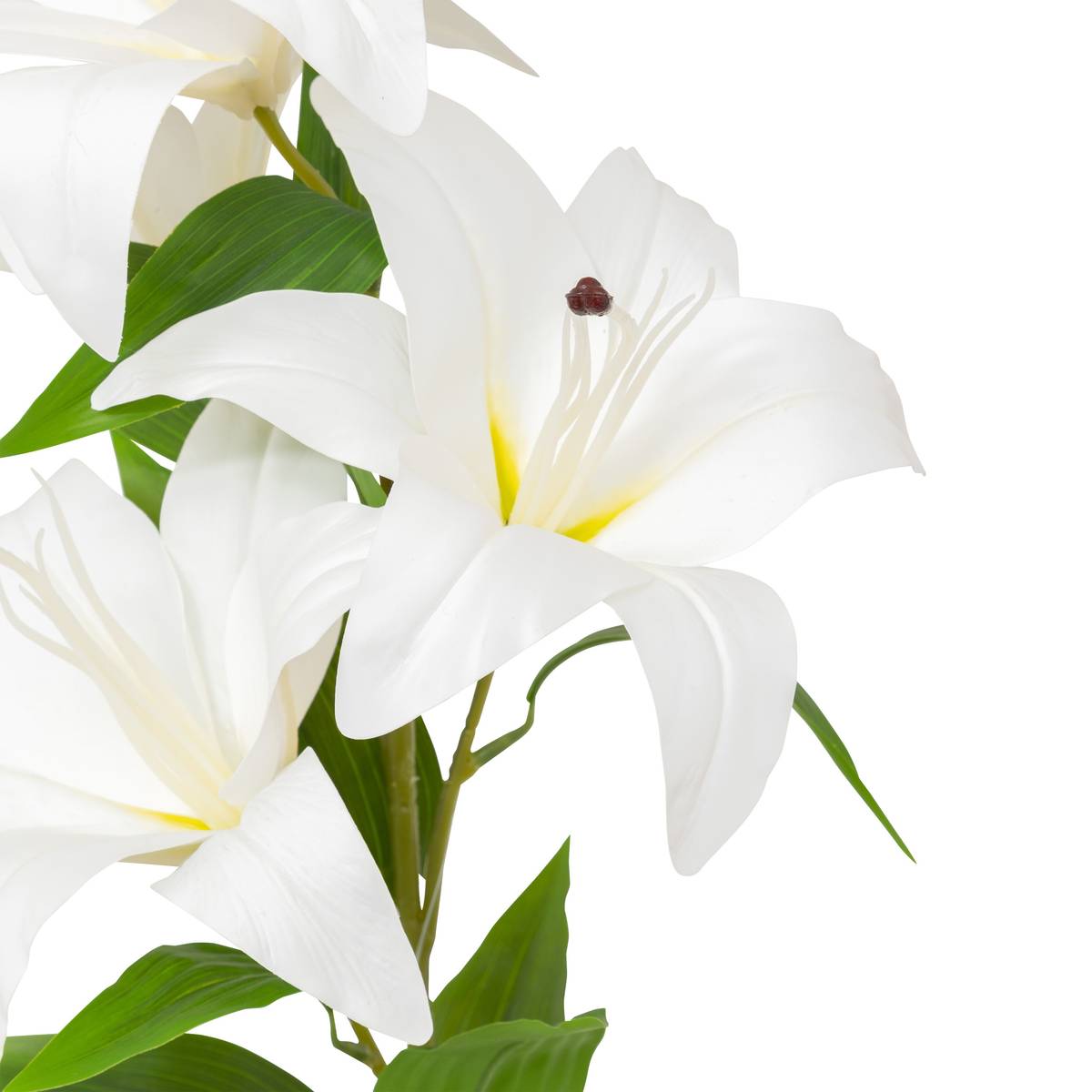 Tallo de lirios artificiales “Jago” con 4 flores