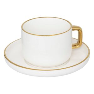 Taza con platillo