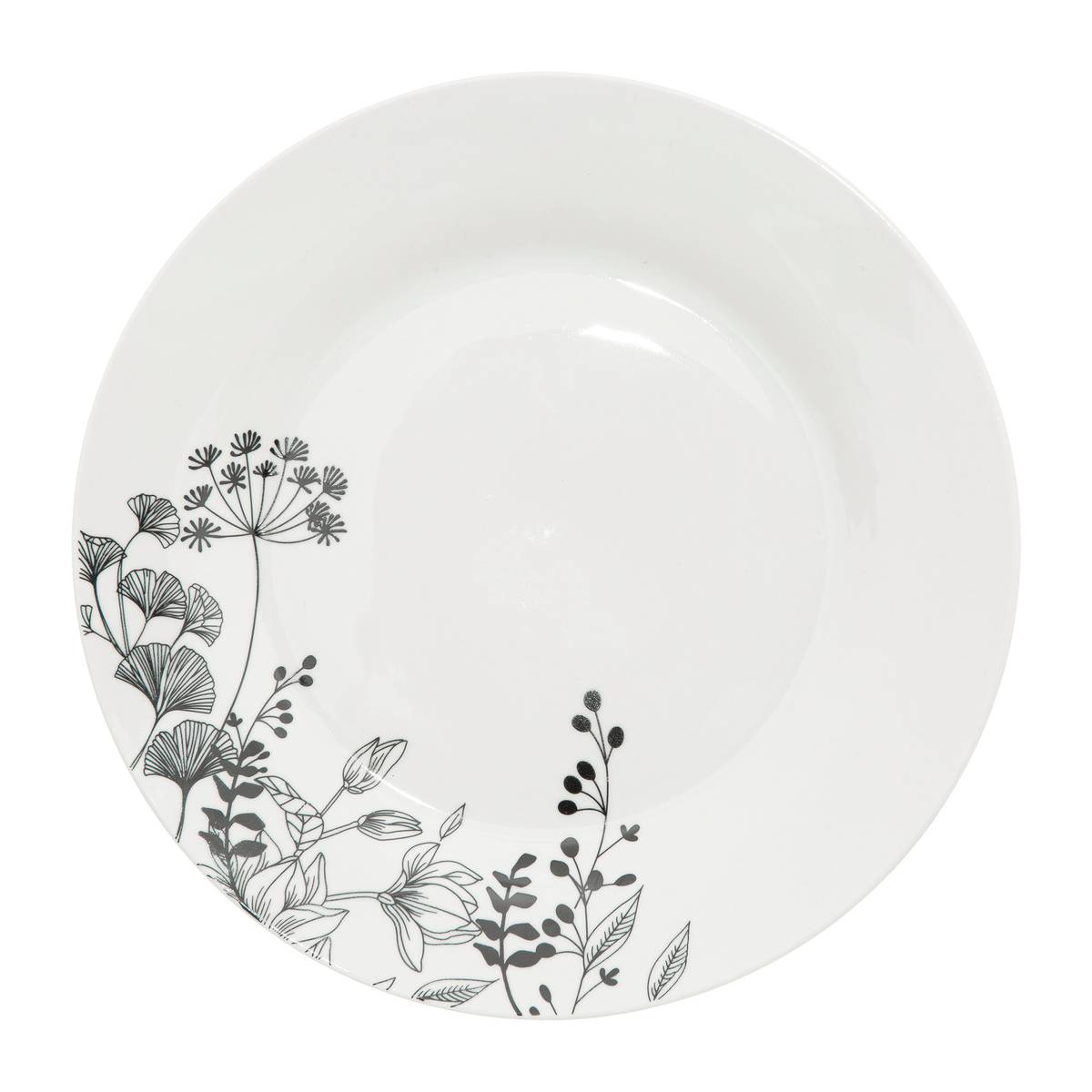 Vajilla “White Floral”