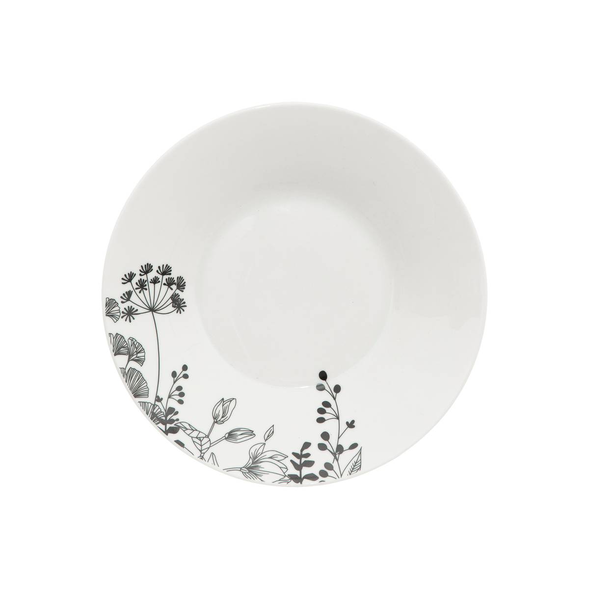 Vajilla “White Floral”