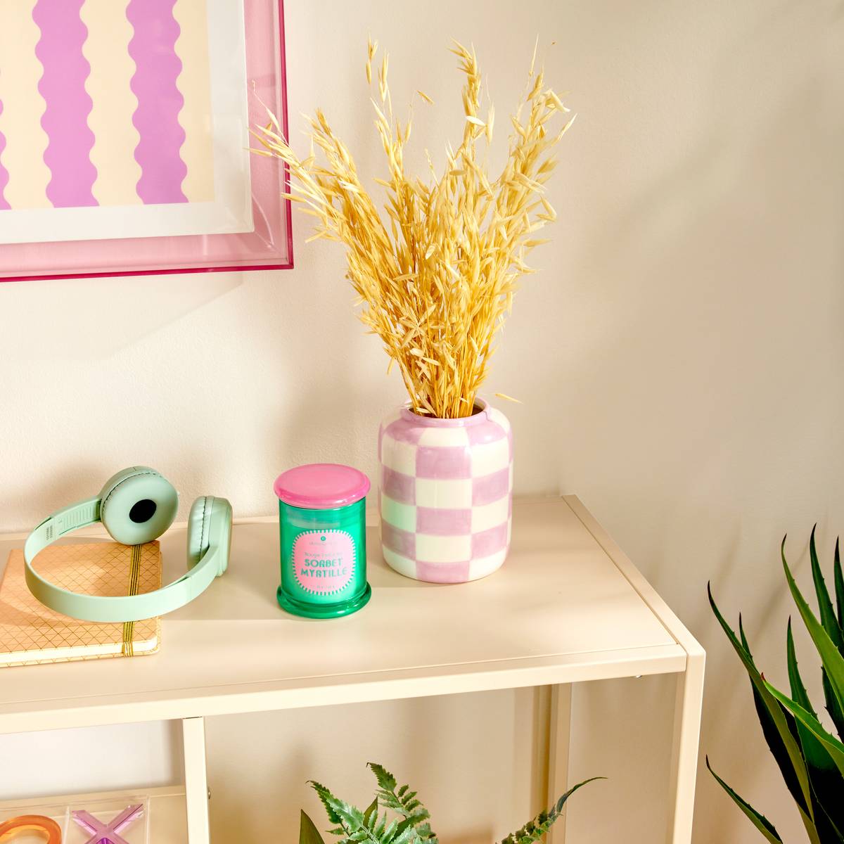 Vela perfumada redonda “Sorbete”