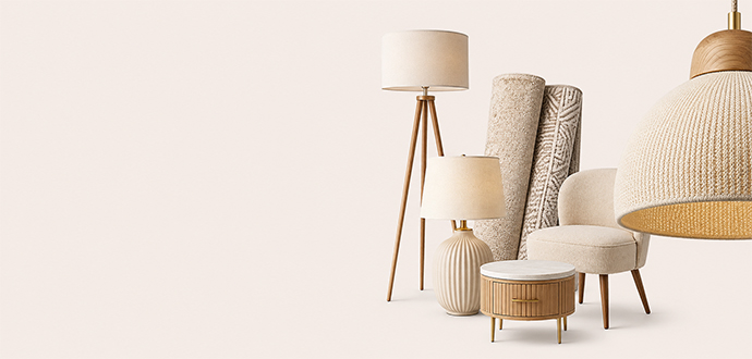 Muebles<br />
para el hogar
